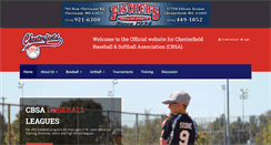 Desktop Screenshot of cbsasports.com